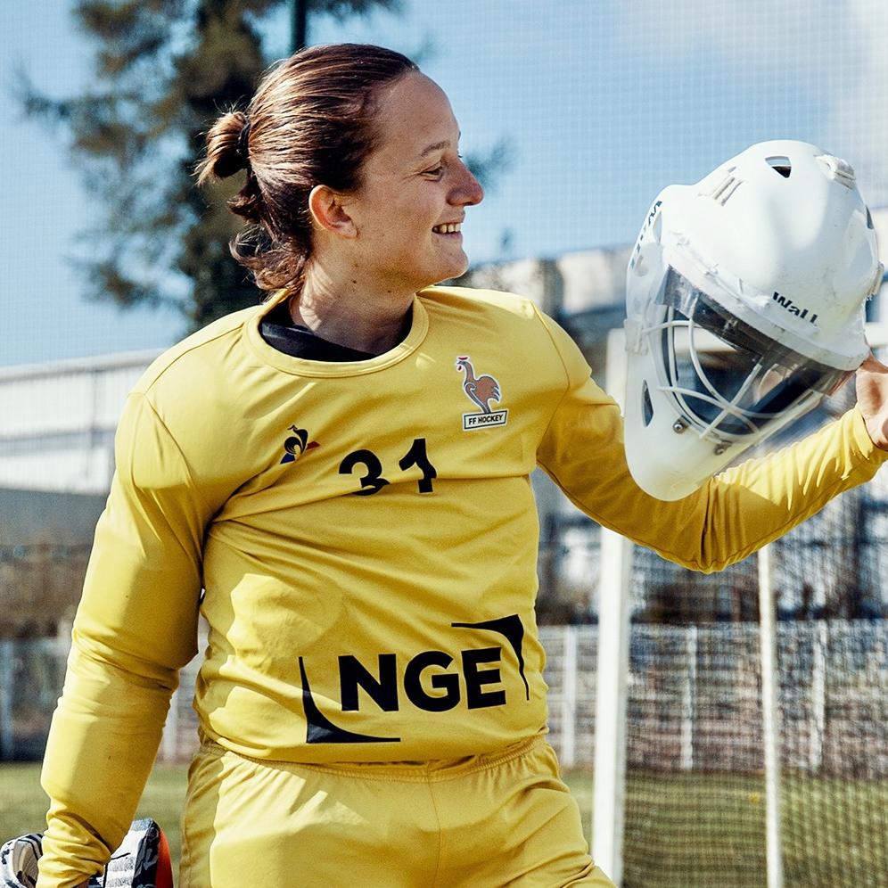 🇫🇷 Mathilde Pétriaux, gardienne de l'équipe de France de hockey sur gazon au Havre ! 🇫🇷